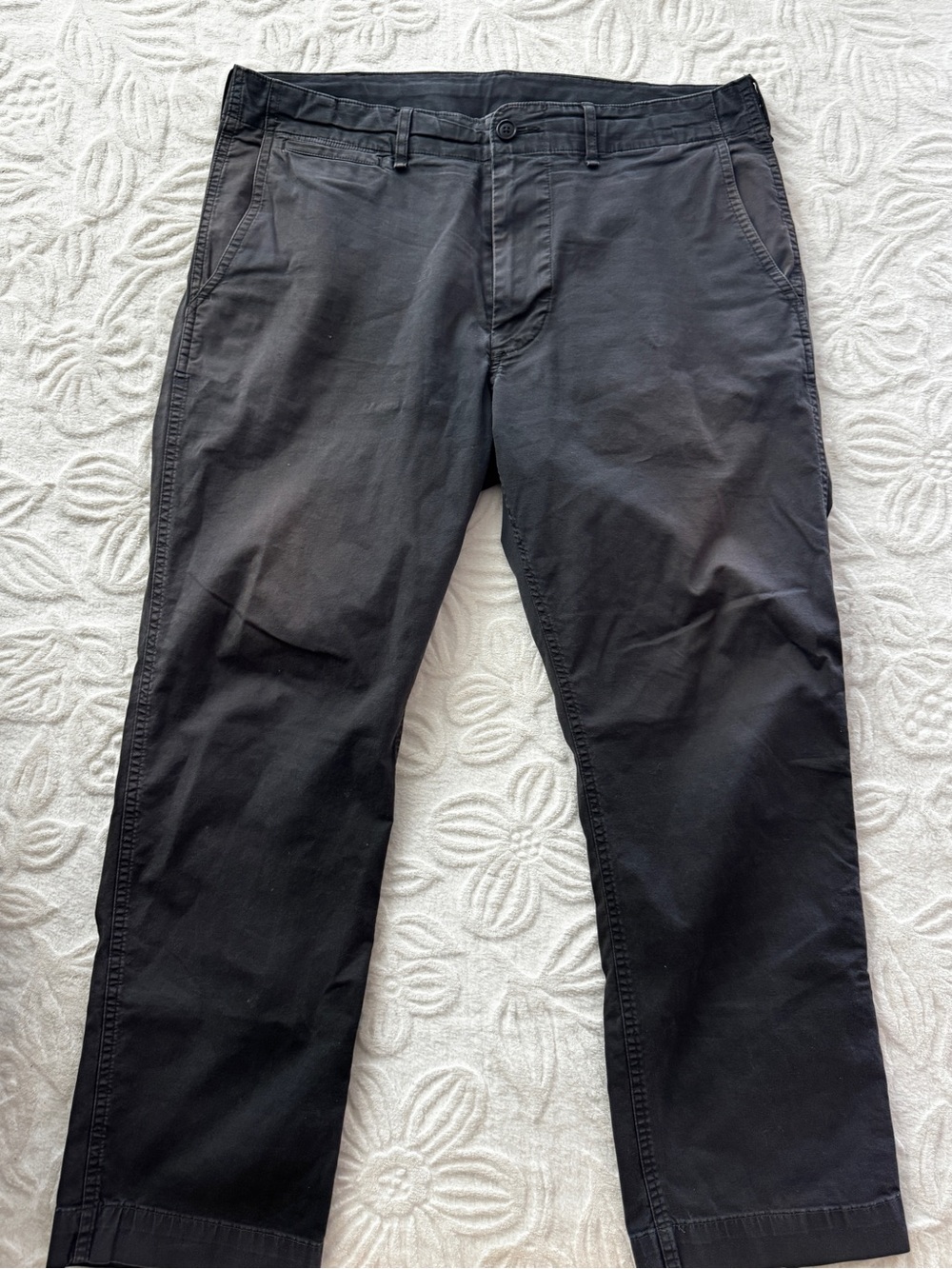 Buck Mason Black Washed Chinos